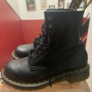 Women’s, Black Leather Doc Martens